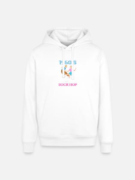 Sock Hop 1950s Dance Party - Stanley/Stella Sounder Side Pocket Hoodie - white