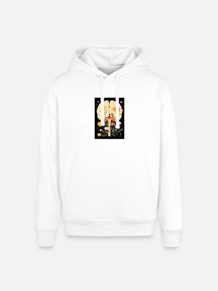 Blooming Mind - Stanley/Stella Sounder Side Pocket Hoodie - white
