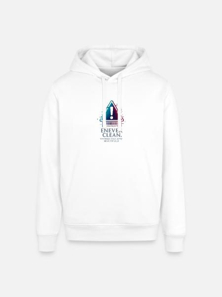 Warning Triangle Gradient - Stanley/Stella Sounder Side Pocket Hoodie - white