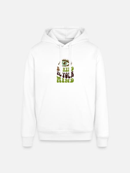 Be kind to your mind  - Stanley/Stella Sounder Side Pocket Hoodie - white