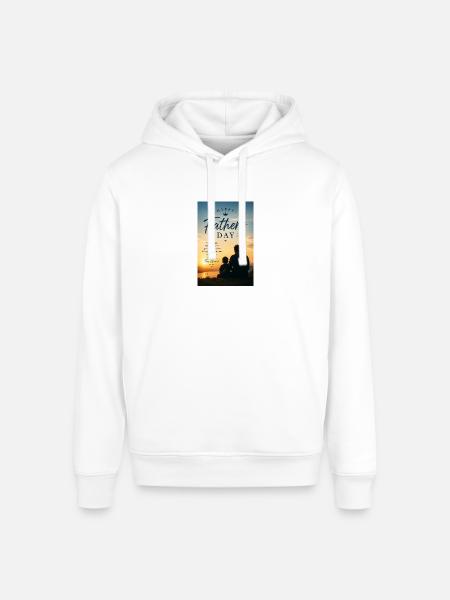 Sunset Bond: Father’s Day - Stanley/Stella Sounder Side Pocket Hoodie - white