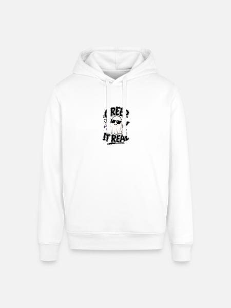 Creep It Real - Stanley/Stella Sounder Side Pocket Hoodie - white
