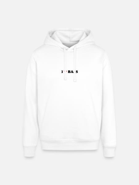 TwoTone Heart Glow - Stanley/Stella Sounder Side Pocket Hoodie - white