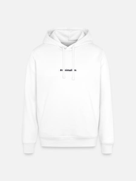 MINIMALISM - Stanley/Stella Sounder Side Pocket Hoodie - white