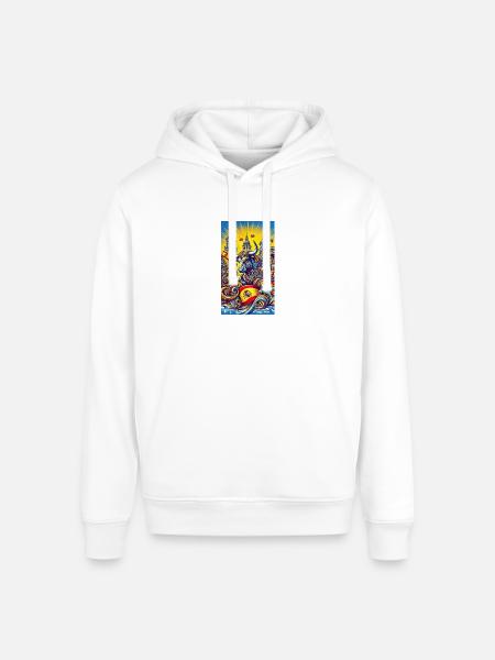 Spanien Stier Espana Design - Stanley/Stella Sounder Side Pocket Hoodie - white