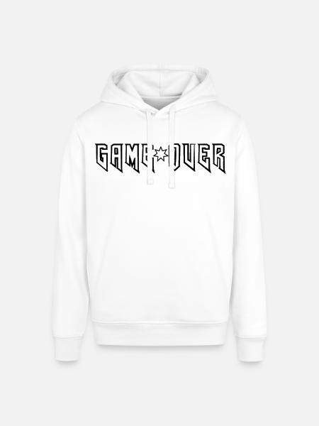 GAME_OVER - Stanley/Stella Sounder Side Pocket Hoodie - white