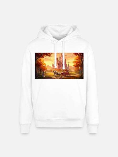 "A captivating digital painting - Stanley/Stella Sounder Side Pocket Hoodie - white