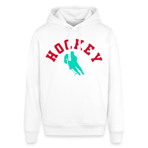 Hockey Player Silhouette - Stanley/Stella Sounder Side Pocket Hoodie
