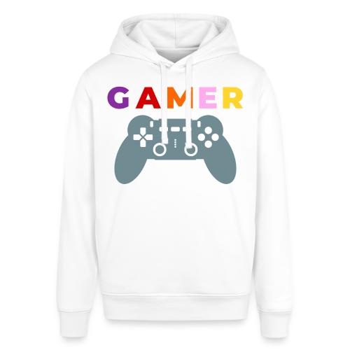 Colorful Gamer Controller Graphic - Stanley/Stella Sounder Side Pocket Hoodie