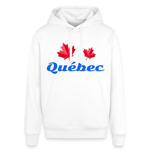 Québec with two red maple leaves - Stanley/Stella Sounder Side Pocket Hoodie