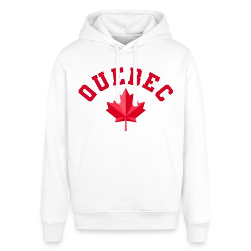 Quebec with maple leaf - Stanley/Stella Sounder Side Pocket Hoodie