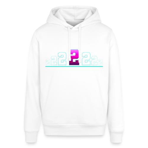 Number 2 in Magenta: Varsity Font - Stanley/Stella Sounder Side Pocket Hoodie
