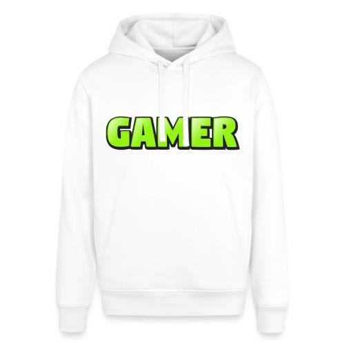 Gamer Neon Green Gaming Logo Design - Stanley/Stella Sounder Side Pocket Hoodie