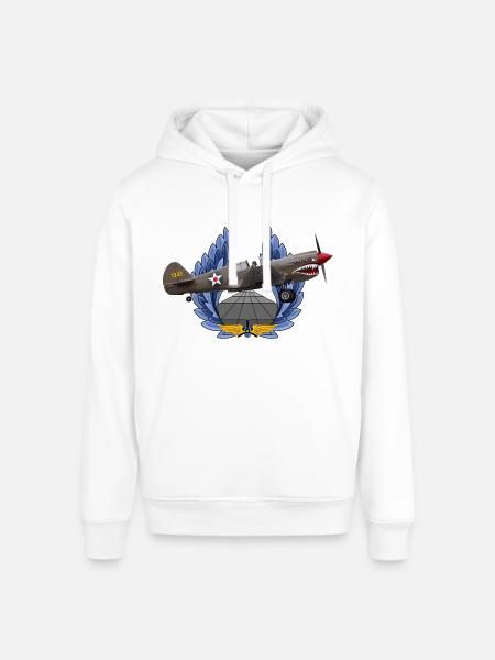 P-40 - Stanley/Stella Sounder Side Pocket Hoodie - white