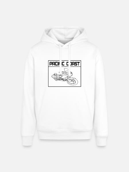 Pacific Coast Square - Stanley/Stella Sounder Side Pocket Hoodie - white