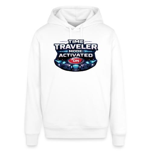 Time Traveler Mode – Futuristic Neon Sci-Fi Tee - Stanley/Stella Sounder Side Pocket Hoodie