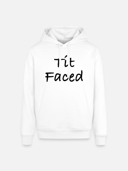 Tit Faced - Stanley/Stella Sounder Side Pocket Hoodie - white