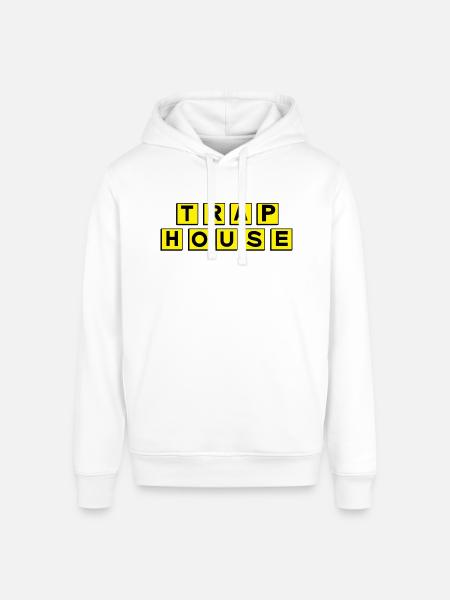 Trap House - Stanley/Stella Sounder Side Pocket Hoodie - white