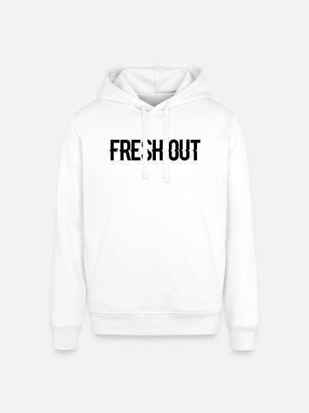 fresh out - Stanley/Stella Sounder Side Pocket Hoodie - white