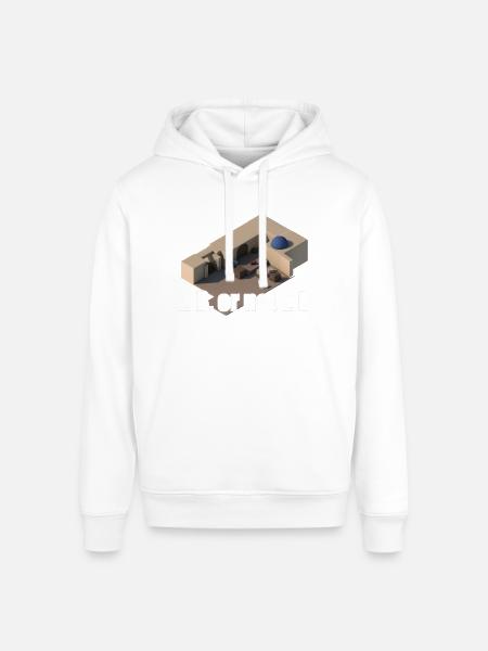csgo de dust2 - Stanley/Stella Sounder Side Pocket Hoodie - white
