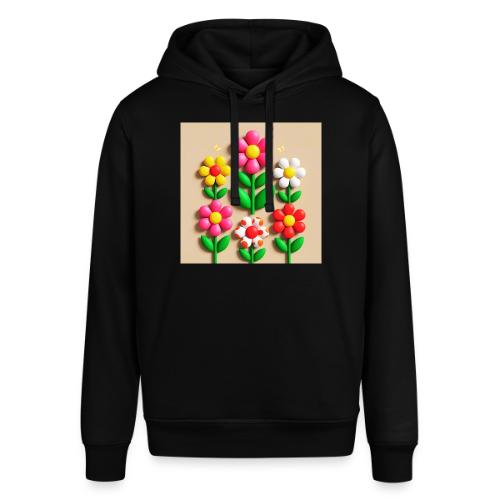 3D Flowers and Butterflies in Amber, Floral Design - Stanley/Stella Sounder Side Pocket Hoodie