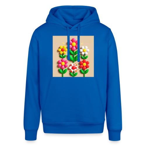 3D Flowers and Butterflies in Amber, Floral Design - Stanley/Stella Sounder Side Pocket Hoodie