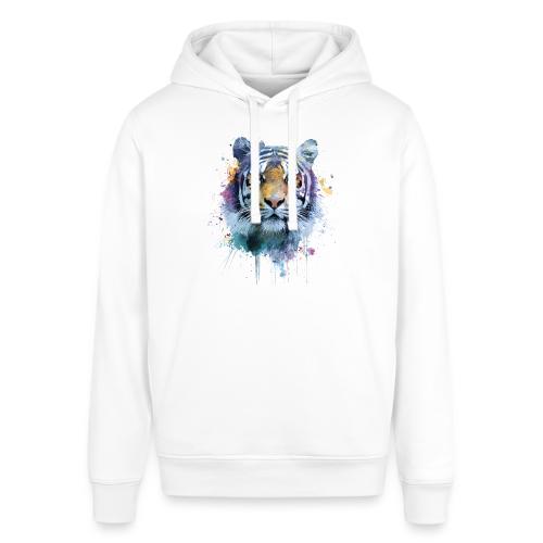 Splash-Art Tiger Face - Stanley/Stella Sounder Side Pocket Hoodie