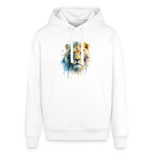 Splash-Art Lion Face - Stanley/Stella Sounder Side Pocket Hoodie