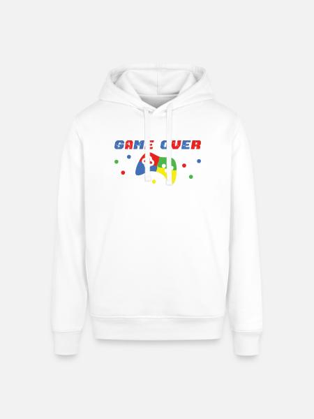 GAME_OVER - Stanley/Stella Sounder Side Pocket Hoodie - white