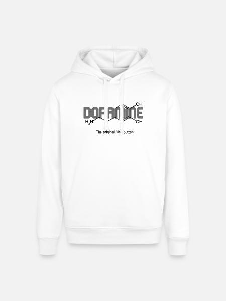 Dopamine Likewave Logo - Stanley/Stella Sounder Side Pocket Hoodie - white