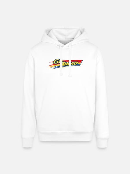 Go Ahead - Stanley/Stella Sounder Side Pocket Hoodie - white