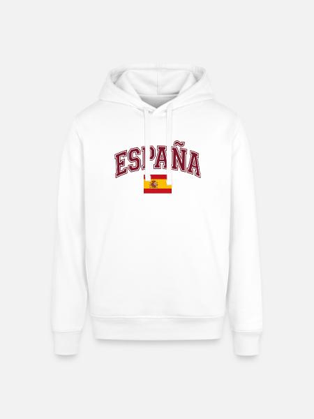 España Arch Banner International football - Stanley/Stella Sounder Side Pocket Hoodie - white
