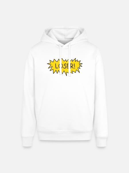 Loser! - Stanley/Stella Sounder Side Pocket Hoodie - white