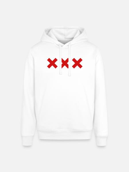 Amsterdam - Stanley/Stella Sounder Side Pocket Hoodie - white