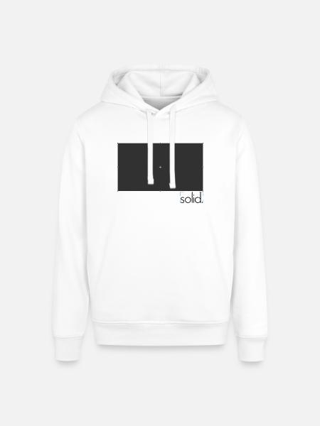 Midnight Cross Glyph - Stanley/Stella Sounder Side Pocket Hoodie - white