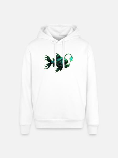Ocean Depths Art - Stanley/Stella Sounder Side Pocket Hoodie - white