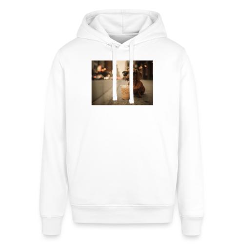 Funny Dachshund Iced Coffee Lover Tee - Stanley/Stella Sounder Side Pocket Hoodie