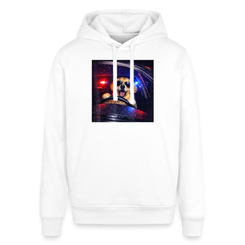 Funny Police Golden Retriever Meme Tee - Stanley/Stella Sounder Side Pocket Hoodie