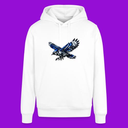 Silver Blue Jay Dive - Stanley/Stella Sounder Side Pocket Hoodie