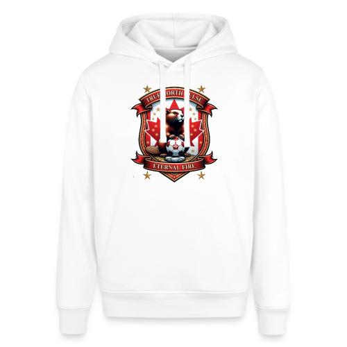 Canada Beaver Crest T-Shirt, Pride Badge Gift - Stanley/Stella Sounder Side Pocket Hoodie