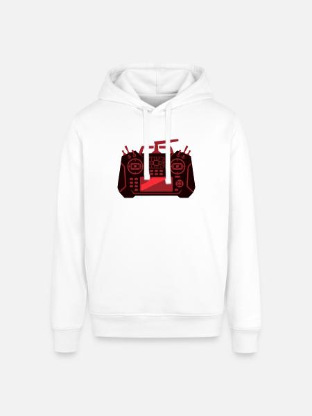 Drone Remote Controller Icon - Stanley/Stella Sounder Side Pocket Hoodie - white