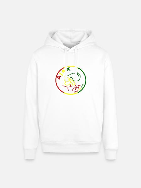 ajax amsterdam - Stanley/Stella Sounder Side Pocket Hoodie - white