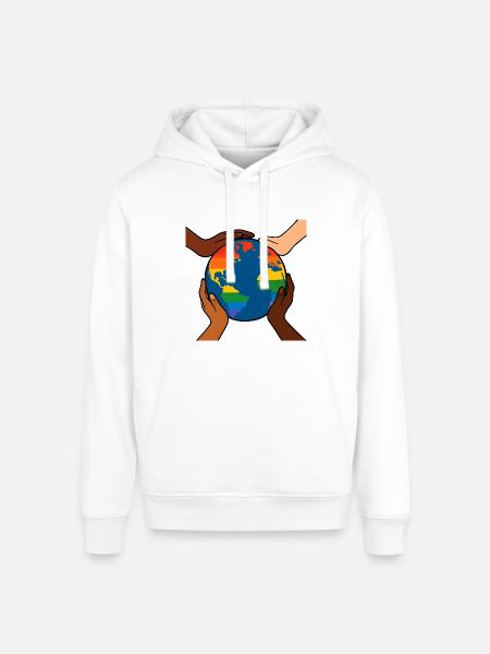 Unity in Diversity - Stanley/Stella Sounder Side Pocket Hoodie - white