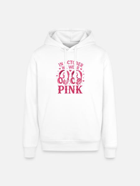 911 Dispatcher Awareness Tee - Stanley/Stella Sounder Side Pocket Hoodie - white