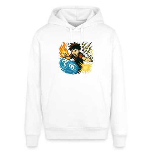 Anime Elemental Warriors | Fire, Water, Lightning - Stanley/Stella Sounder Side Pocket Hoodie