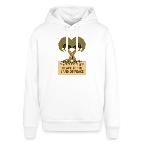 Peace To The Land Of Peace Tree Heart - Stanley/Stella Sounder Side Pocket Hoodie