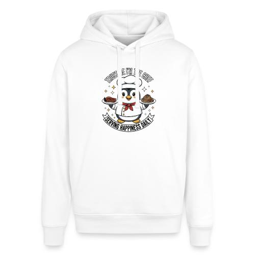 cute Penguin Chef-Funny Cartoon Daily Happiness - Stanley/Stella Sounder Side Pocket Hoodie