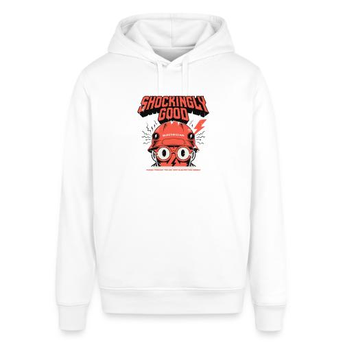 Funny Shockingly Good Electrician - Stanley/Stella Sounder Side Pocket Hoodie