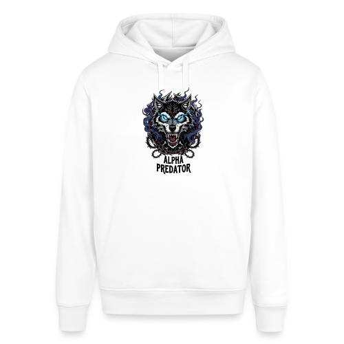 Alpha Predator Wolf Fierce Neon Eyes - Stanley/Stella Sounder Side Pocket Hoodie