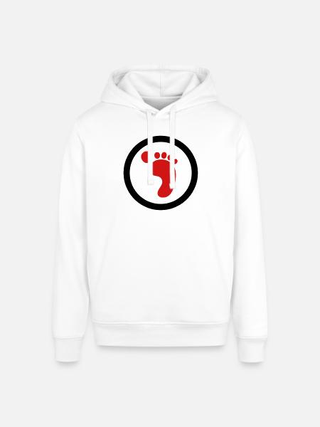 Foot Logo (2c) - Stanley/Stella Sounder Side Pocket Hoodie - white